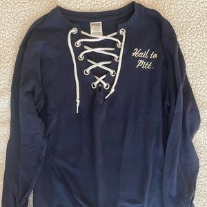 Hail to Pitt Sweatshirt PINK by Victoria’s Secret XS